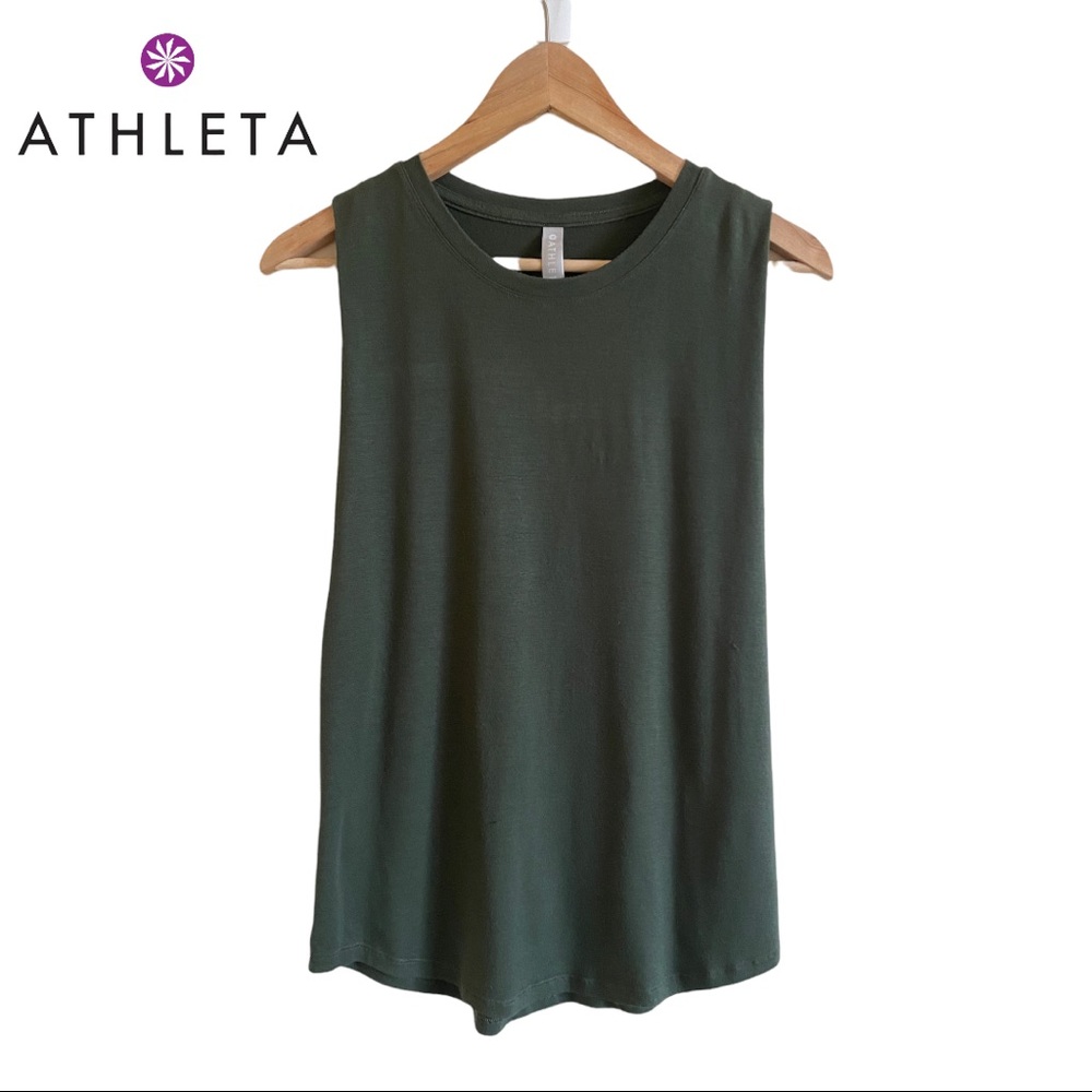 Athleta Green Tank Top